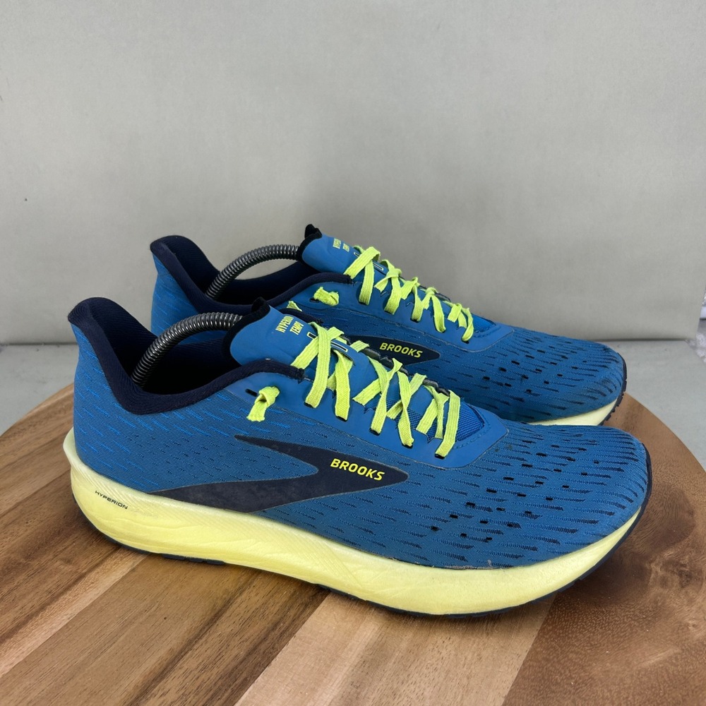 Brooks Hyperion Tempo Mens Running Shoes Blue Yellow 1103391D491 Size 11.5 D